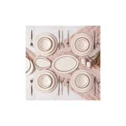 Karaca Destiny Gold 56 Teiliges für 12 Personen Tafelservice