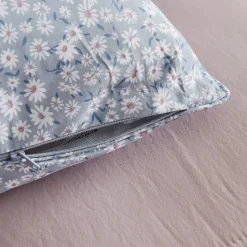 Karaca Dexie Einzelbettdecke, Rosa, 155x220, 50x70 cm