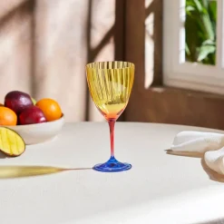 Karaca Dolce gelbes Weinglas 400 ml