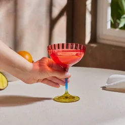 Karaca Dolce Martini und Eisbecher Rot 210 ml