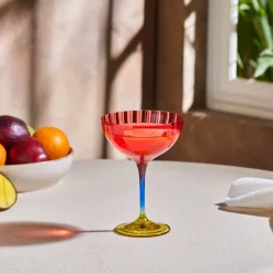 Karaca Dolce Martini und Eisbecher Rot 210 ml