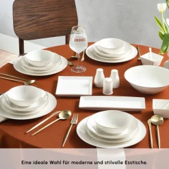 Karaca Donatella 70-Teiliges Tafelsservice Für 12 Personen – New Bone