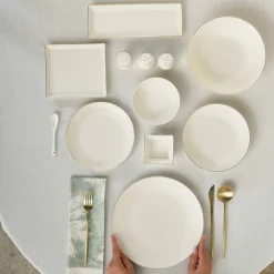 Karaca Donatella 70-Teiliges Tafelsservice Für 12 Personen – New Bone