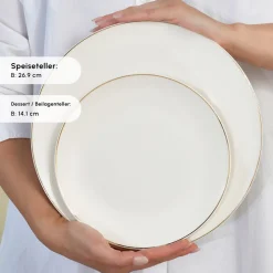 Karaca Donatella 70-Teiliges Tafelsservice Für 12 Personen – New Bone