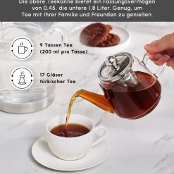 Karaca Dora Glas-Teekanne