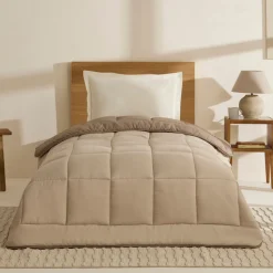 Karaca Double Face Decke Beige-Mocha 155x220