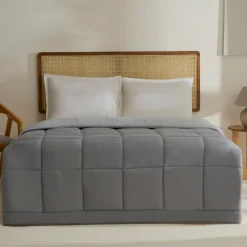 Karaca Double Face Decke Anthrazit-Grau 200x200