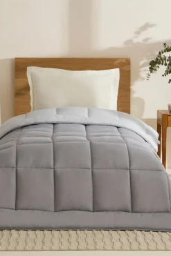 Karaca Double Face Decke Anthrazit-Grau 155x220