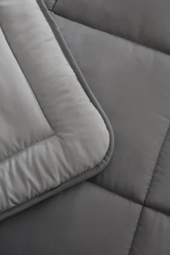 Karaca Double Face Decke Anthrazit-Grau 155x220