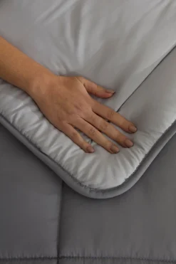 Karaca Double Face Decke Anthrazit-Grau 155x220