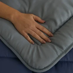 Karaca Double Face Decke Blau-Mint 155x220