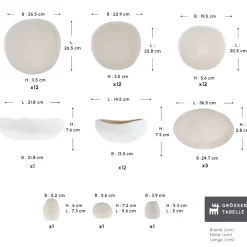 Karaca Earth Collection Cupid 55-teiliges 12-Personen-Geschirrset