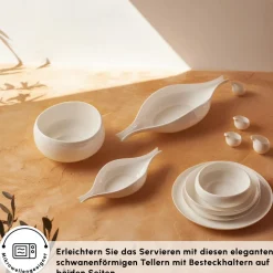 Karaca Earth Collection Clay 55-teiliges 12 Personen Geschirrset