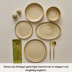 Karaca Earth Collection Earthy Light Reactive 52-Teiliges 12-Personen Geschirrset