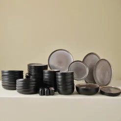 Karaca Earth Collection Mercure 59-Teiliges 12-Personen Geschirrset