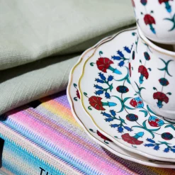 Karaca Ebruli 90 ml 6-teiliges Kaffeetassenset, Mehrfarbig