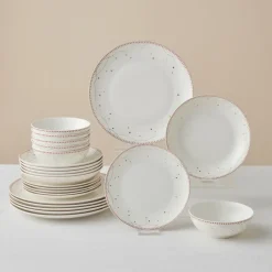 Karaca Elegance Bone Festival 24-teiliges Tafelservice für 6 Personen