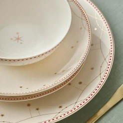 Karaca Elegance Bone Festival 24-teiliges Tafelservice für 6 Personen