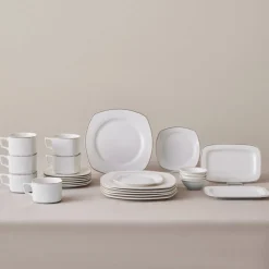 Karaca Elegance Bone Padoca 26-Teiliges 6-Personen Frühstücksset Gold