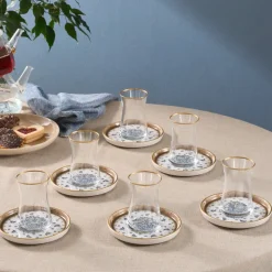 Karaca Elena Teeset, 12-teilig, für 6 Personen