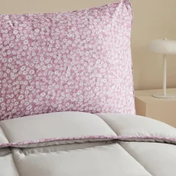 Karaca Elie Doppel Bettdecken Set, Grün, 200x200, 50x70 cm