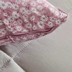 Karaca Elie Einzelbettdecke, Grün, 135x200, 50x70 cm