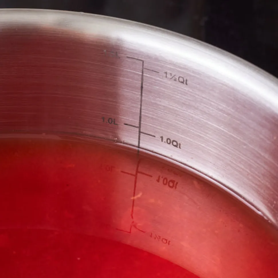 Karaca Elite Edelstahl-Induktions-Kochtopf mit Deckel, 16 cm, Silber