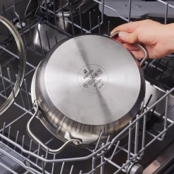 Karaca Elite Edelstahl-Kasserolle Flach 22 cm