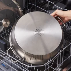 Karaca Elite Edelstahl-Kasserolle Flach 30 cm 6,0 L