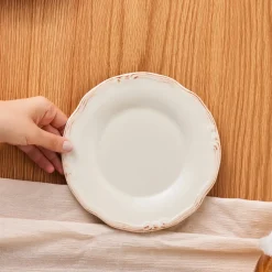 Karaca Elizabeth Ecru Dessertteller, 20 cm