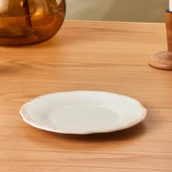 Karaca Elizabeth Ecru Dessertteller, 20 cm