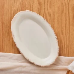 Karaca Elizabeth Ecru Servierplatte, 31 cm