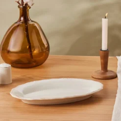 Karaca Elizabeth Ecru Servierplatte, 31 cm