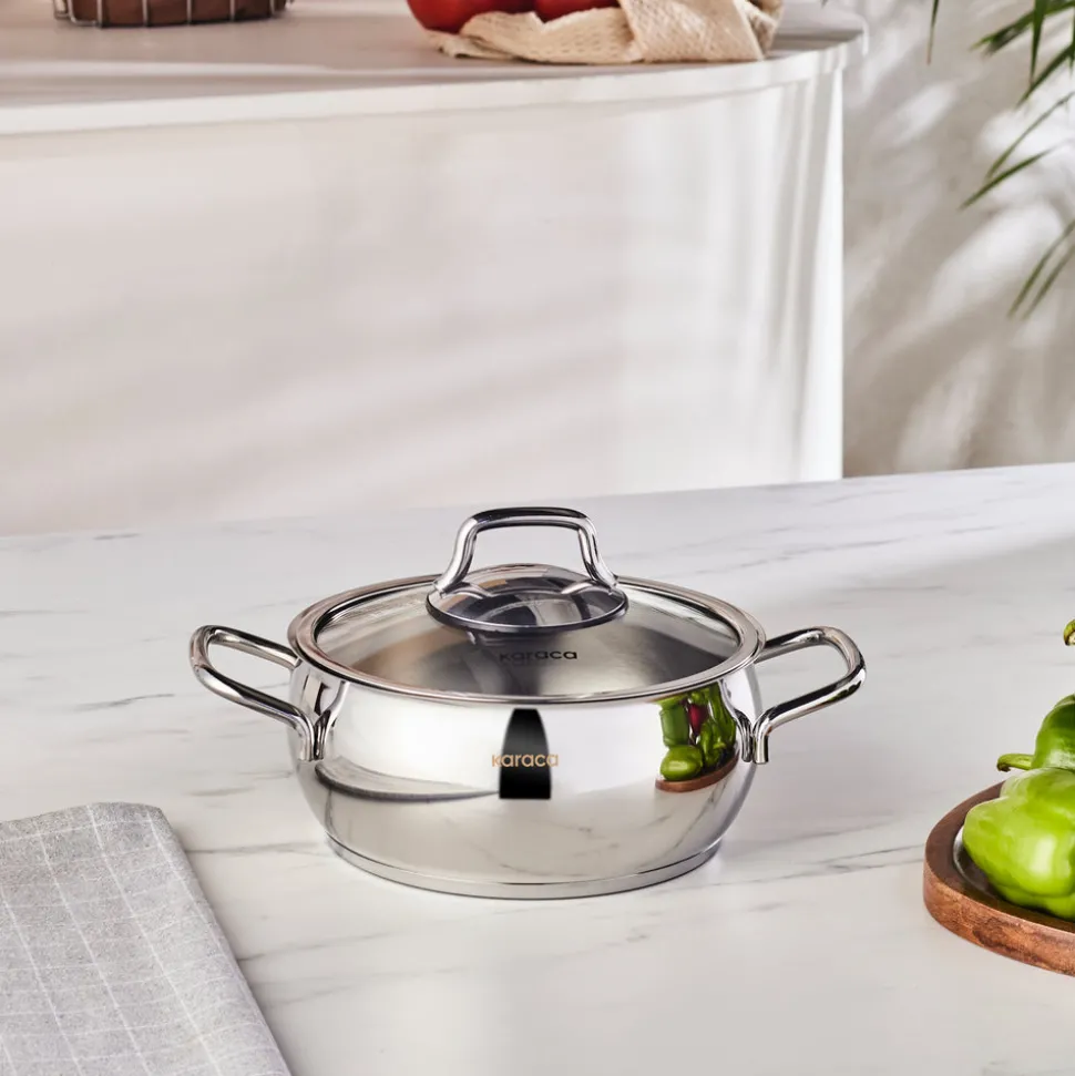 Karaca Emirgan Induktions Stahltopf, 18 cm