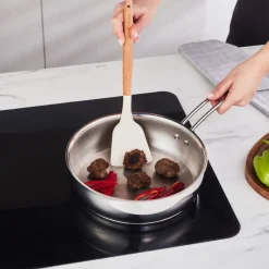 Karaca Emirgan Stahlpfanne, 24cm, Silber