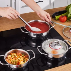 Karaca Emirgan 6-teiliges Stahlplattenset