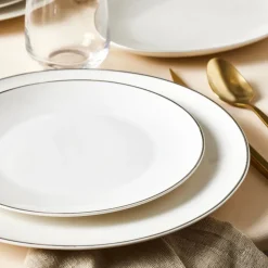 Karaca Epsilon New Generation Bone 12 Personen Geschirrset, Platin, 76 teilig