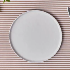 Karaca Epsilon Speiseteller aus Porzellan, 28 cm, Weiß