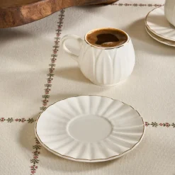 Karaca Eylül Kaffeetasse für 6 Personen 85 Ml