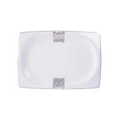 Karaca Fine Bone Lotus 43 Parça 8 Kişilik Yemek Takımı Kare