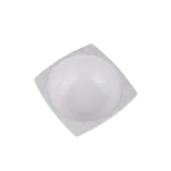 Karaca Fine Bone Ruffle 60-teiliges Quadratisches Tafelservice für 12 Personen