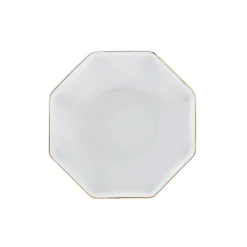 Karaca Fine Pearl Extra Eight Corner 62-Teiliges 12-Personen Geschirrset Gold