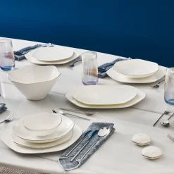 Karaca Fine Pearl Extra Hexagon, 61-teiliges 12-Personen-Geschirrset