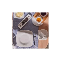 Karaca Fine Pearl Helen 26-Teiliges 6-Personen Frühstücksset Quadrat
