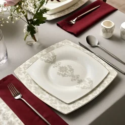 Karaca Fine Pearl Paris 58-teiliges Tafelservice für 12 Personen