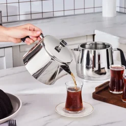 Karaca Fiona Edelstahl-Teekannenset