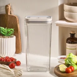 Karaca Flex 2-teiliges Aufbewahrungsbehälter-Set, 3200 ml, Transparent