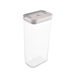 Karaca Flex 2-teiliges Aufbewahrungsbehälter-Set, 3200 ml, Transparent