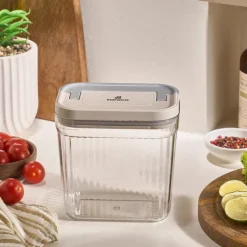 Karaca Flex 2-teiliges Aufbewahrungsbehälter-Set, 1500 ml, Transparent