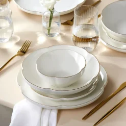 Karaca Flora Porzellan Geschirrset, 6 Personen,24-teiliges